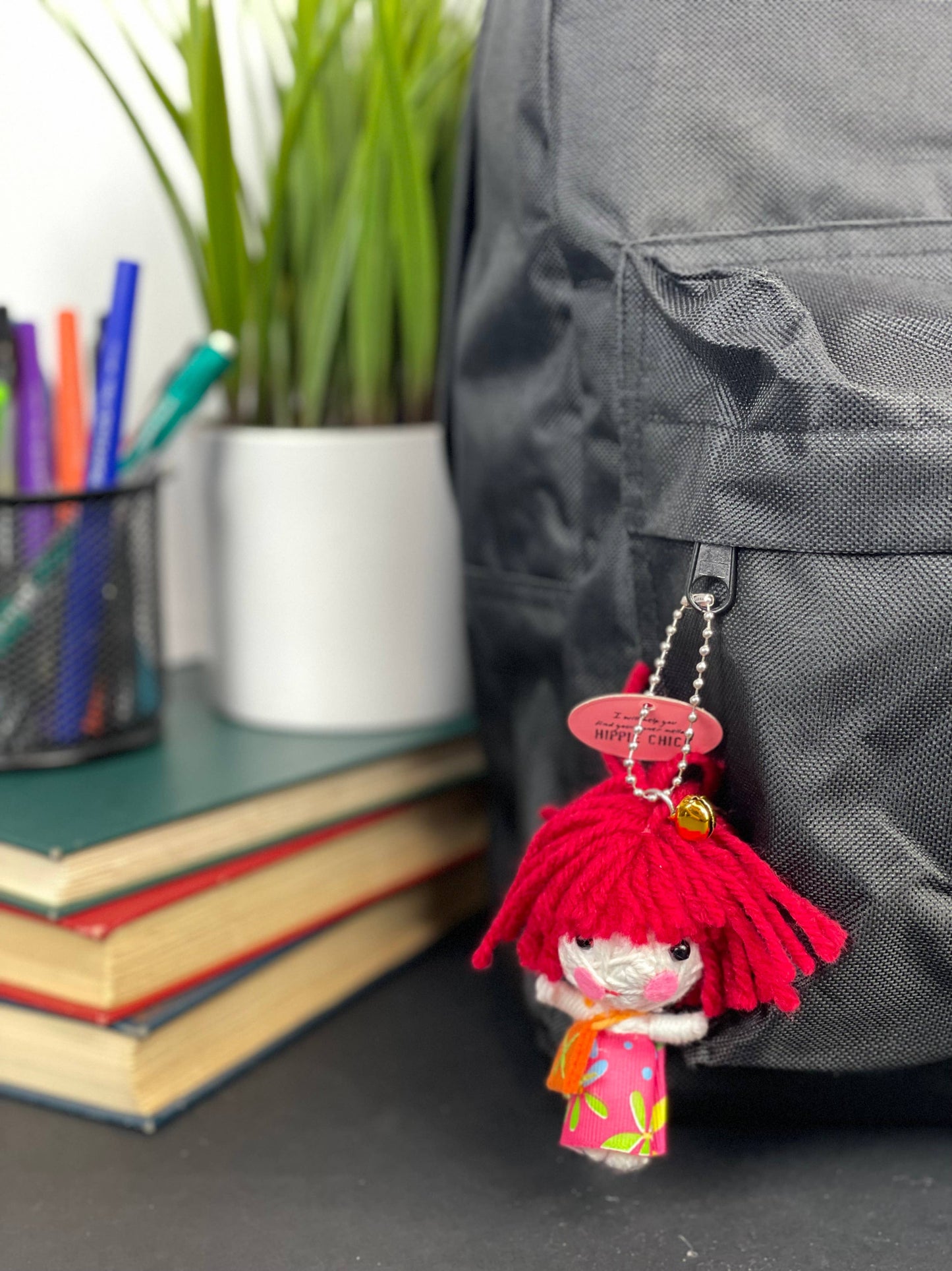 Hippie Chick - Watchover Voodoo Dolls - Keychain