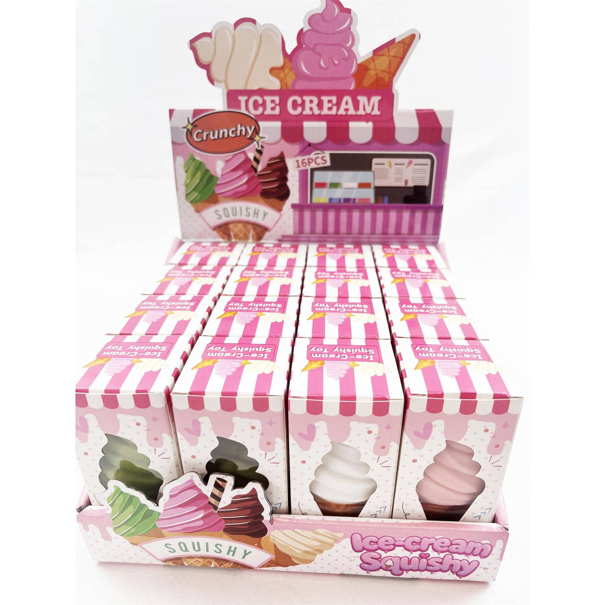 Crunchy Ice Cream Cone Squishy Toy