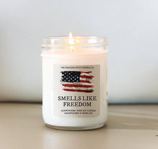 Smells Like Freedom Soy Candle 4 oz