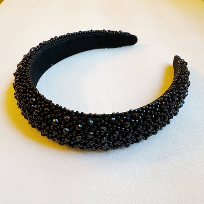 Beaded Headband - Black