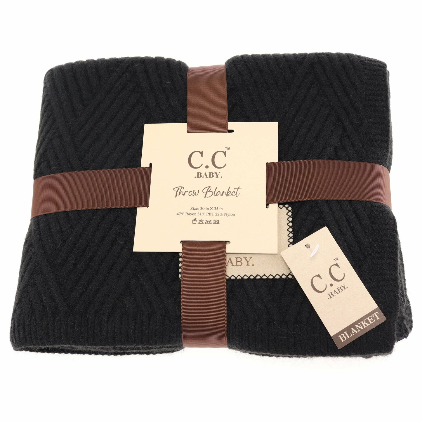 Heathered Knit Baby Bedding Blanket