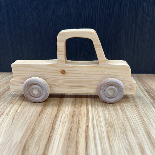Handmade Wood Push Toy - Truck