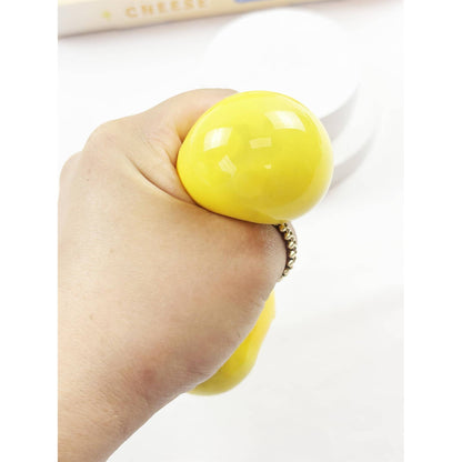 Crunchy and scented Cheese Cube Squishy Toy