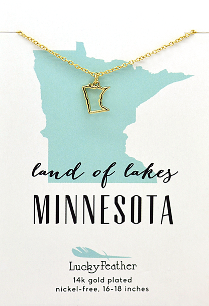 Minnesota Gold Necklace