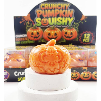 Crunchy Halloween Pumpkin Squishy Toy