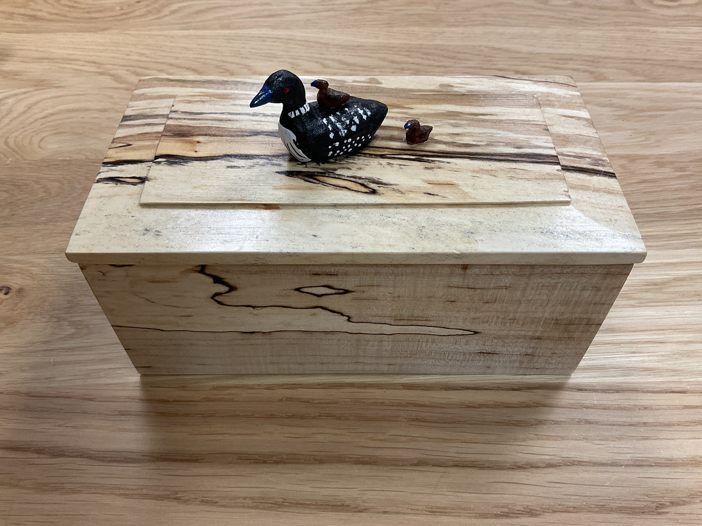 Loons Keepsake Wood Box