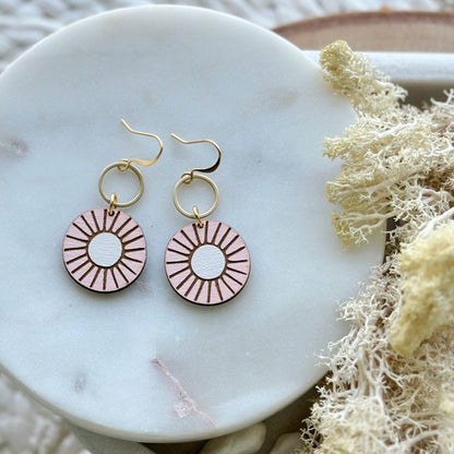 Sun Valley Rose Quartz Earrings
