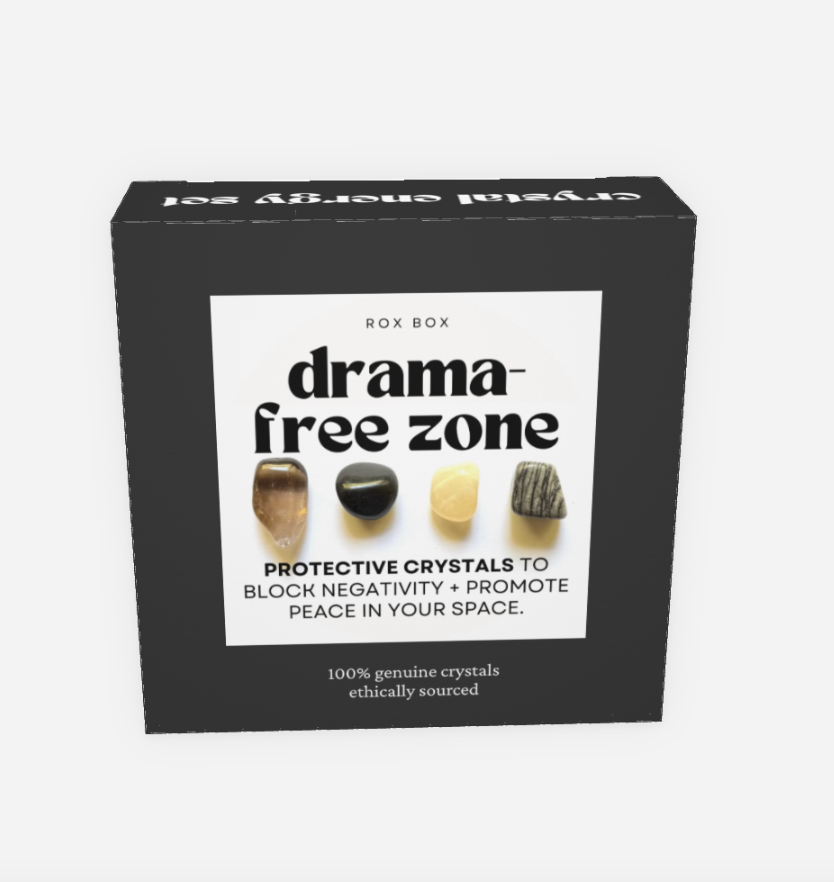 Drama-free zone - crystal gift for protection | cheeky funny gift