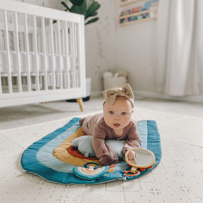 Bitzy Bespoke Ritzy Tummy Time™ Rainbow Play Mat