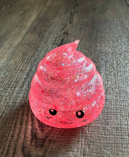 Squishy Maltose Glitter Poop Stress Toy