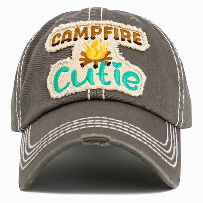 Campfire Cutie Cap - Mossy Grey