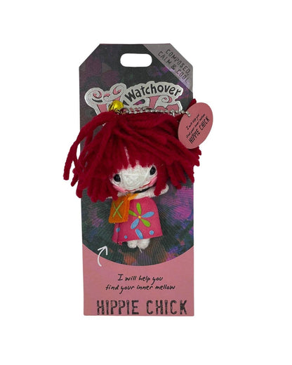 Hippie Chick - Watchover Voodoo Dolls - Keychain