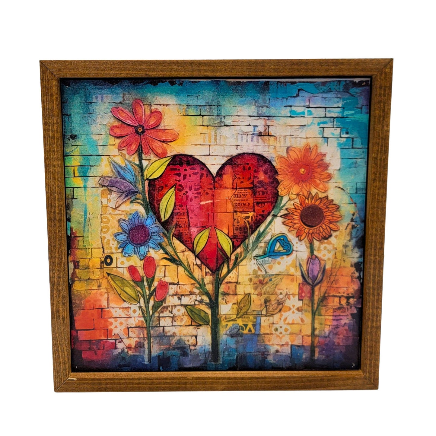 Heart With Spring Flowers