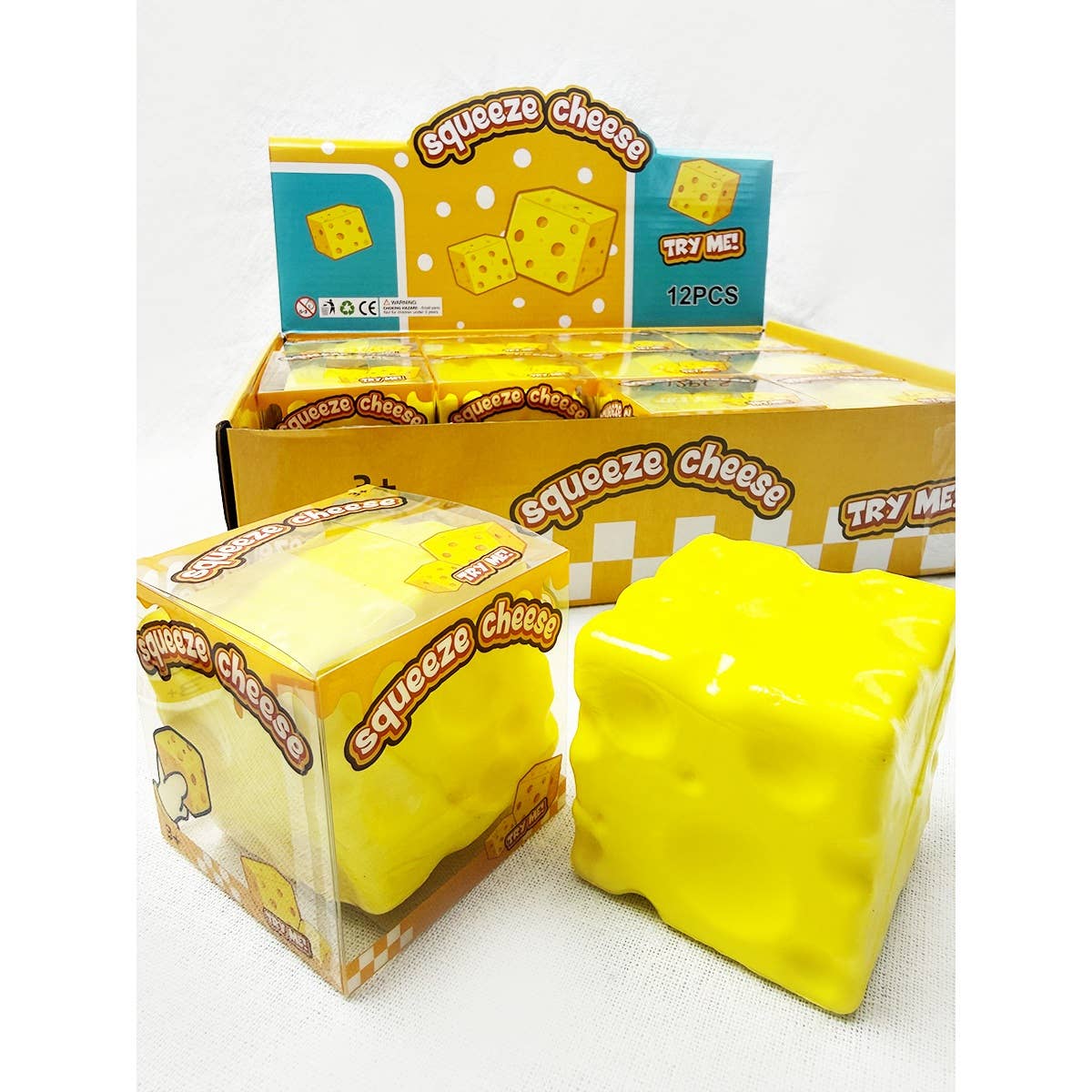 Viral Slow Rising Cheese Squishy Toy
