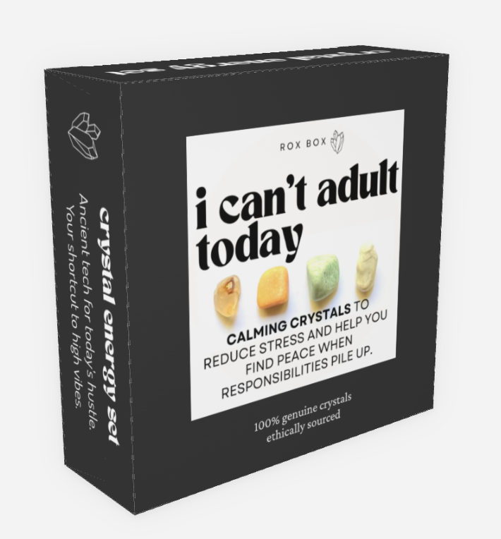 I can’t adult today - crystal gift for stress reduction