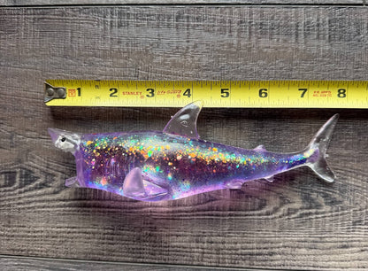 Squishy Glitter Maltose Shark Stress Toy