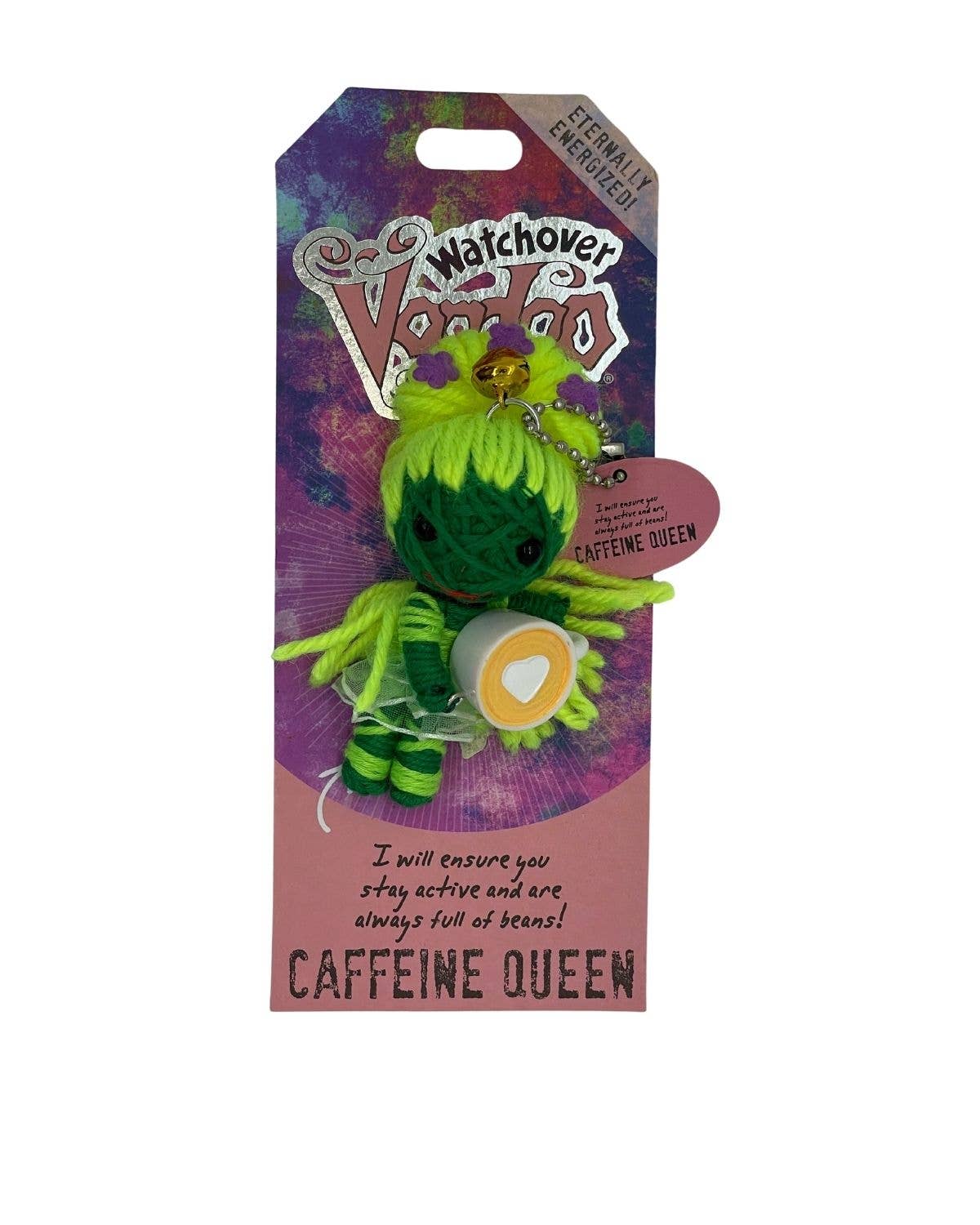 Caffeine Queen - Watchover Voodoo Dolls - Keychain
