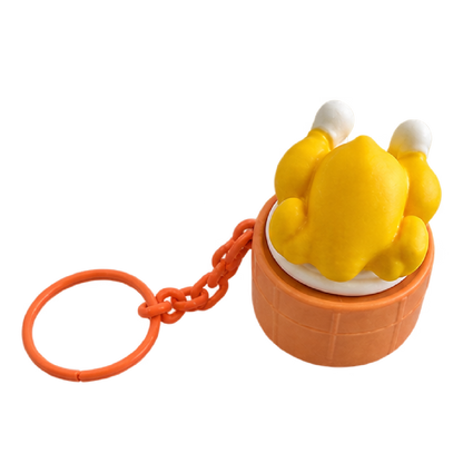 Click N' Clip Foods Fidget Clicker Keychain