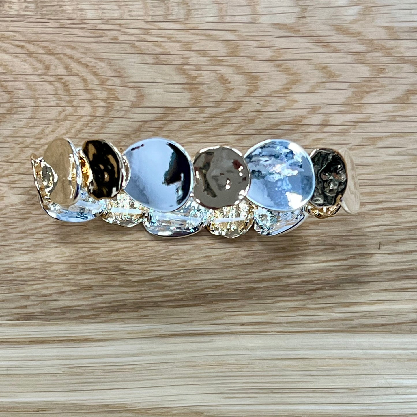 Gold & Silver Stretch Bracelet