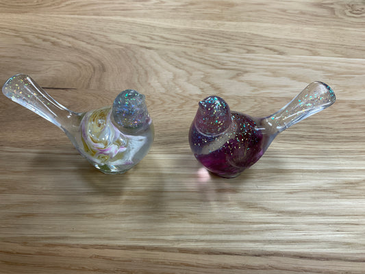 Large Resin Floral Bird