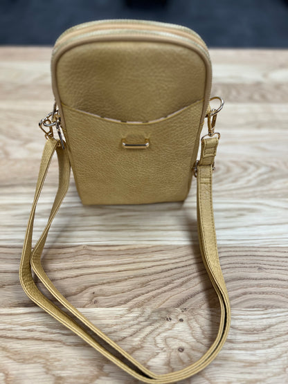 Crossbody With Front Pocket - Mustard