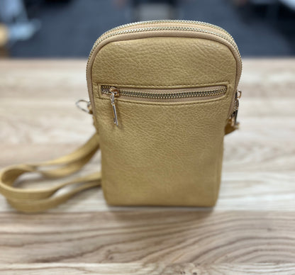 Crossbody With Front Pocket - Mustard