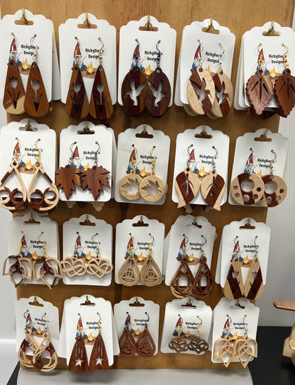Handmade Wood Earrings