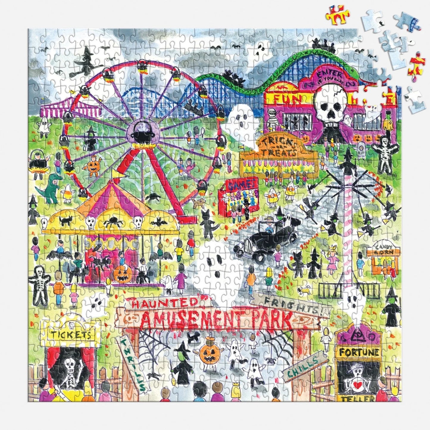 Haunted Amusement Park 500 Piece Puzzle