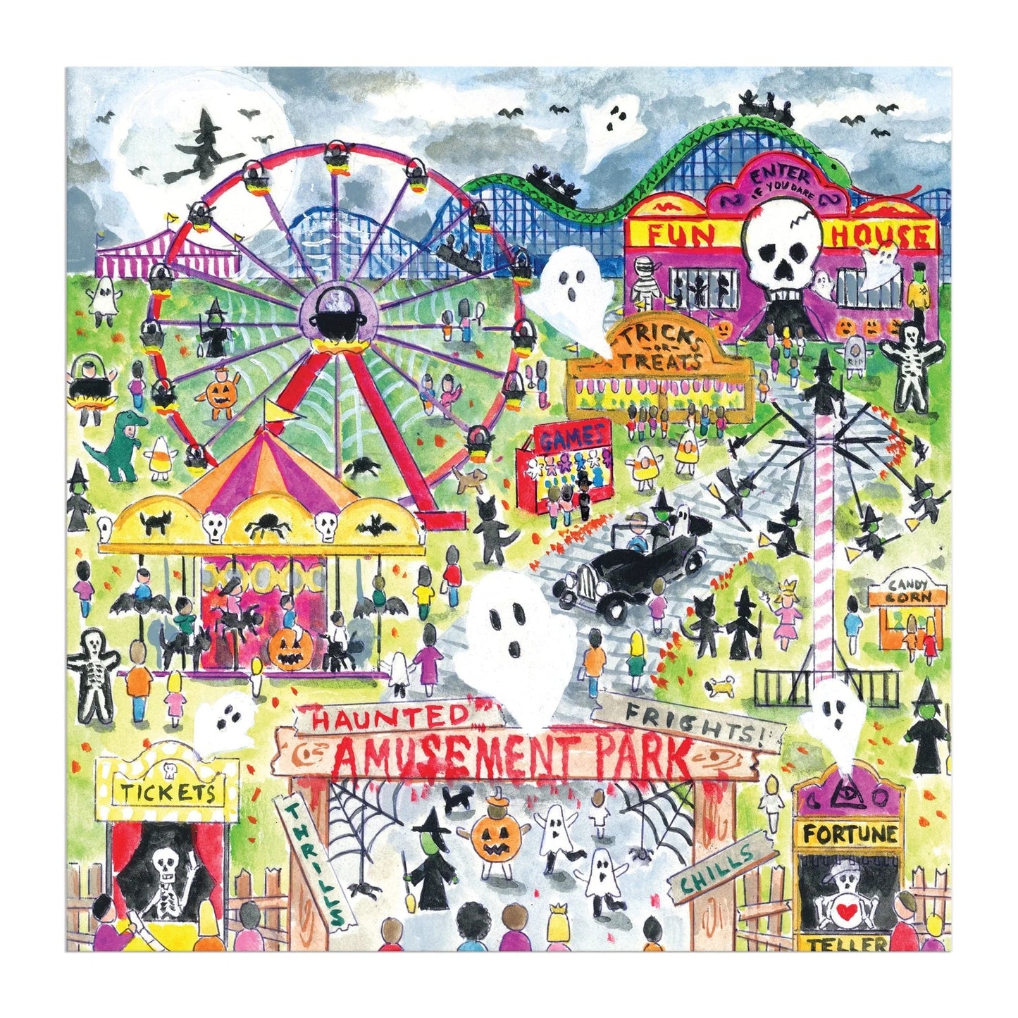 Haunted Amusement Park 500 Piece Puzzle