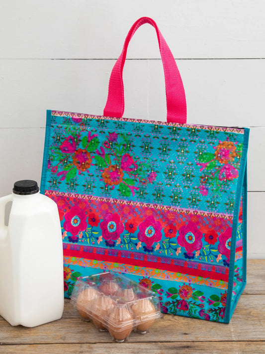 Insulated Cooler Tote - Floral