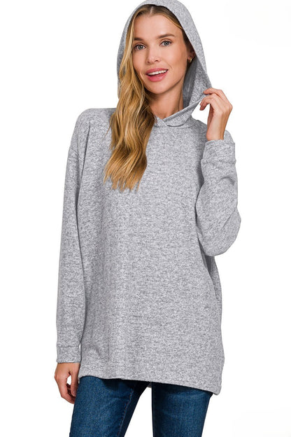 Grey Hooded Sweater