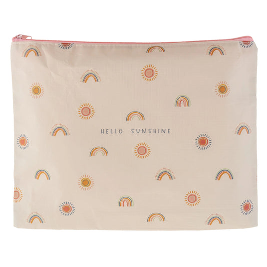 Large Recycled Carry All - Hello Sunshine Rainbow