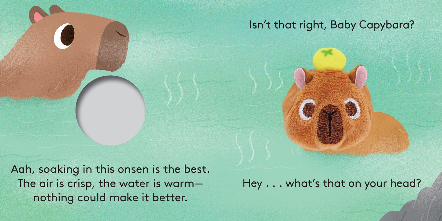 Baby Capybara Finger Puppet Book