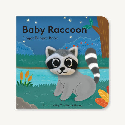 Baby Raccoon Finger Puppet Book