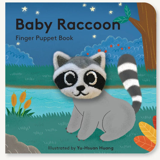 Baby Raccoon Finger Puppet Book