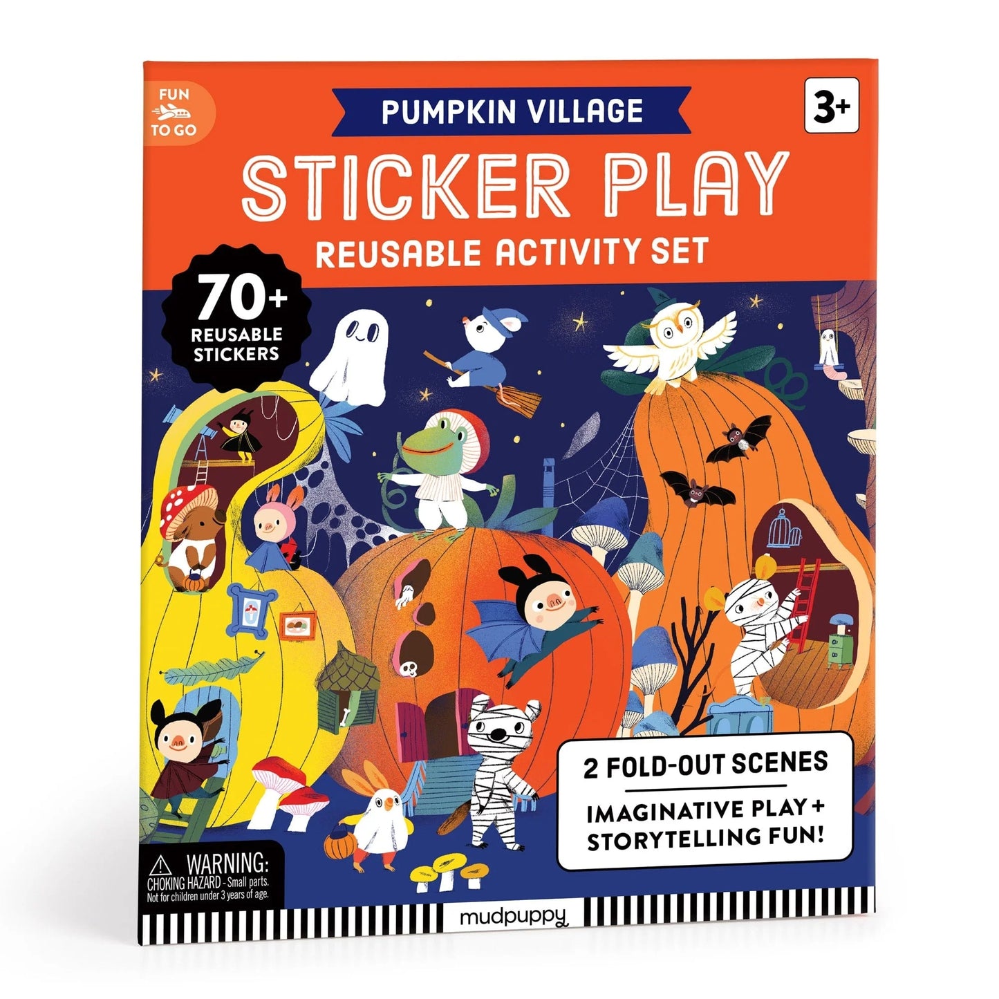 Pumpkin Village Sticker Play Reusable Activity Set