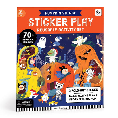 Pumpkin Village Sticker Play Reusable Activity Set