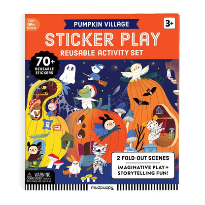 Pumpkin Village Sticker Play Reusable Activity Set