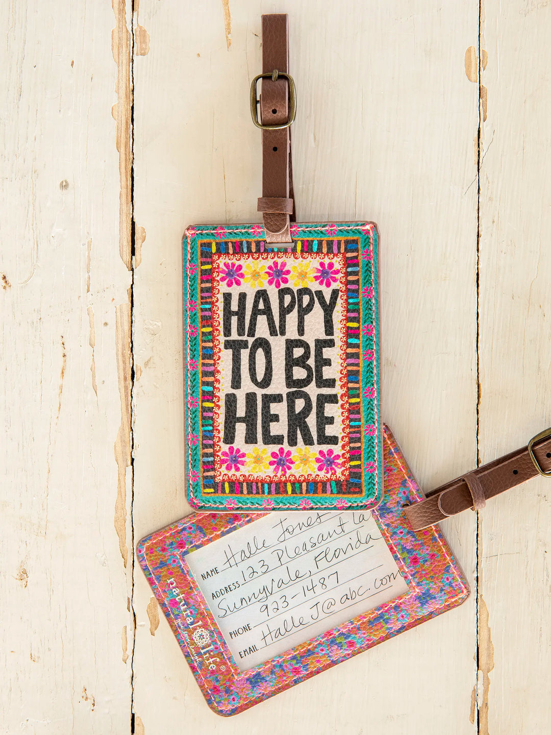 Luggage Tag - Happy To Be Here