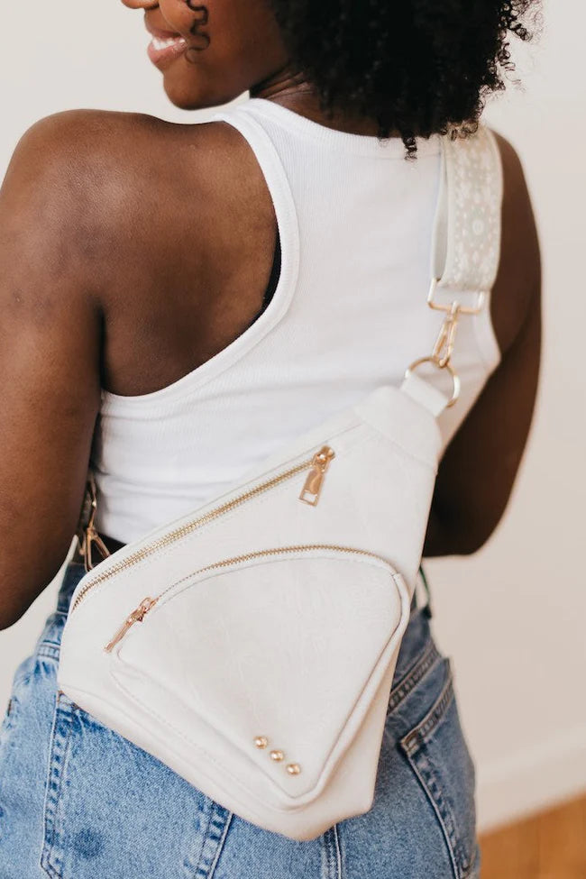 Austin Sling Bag - Cream