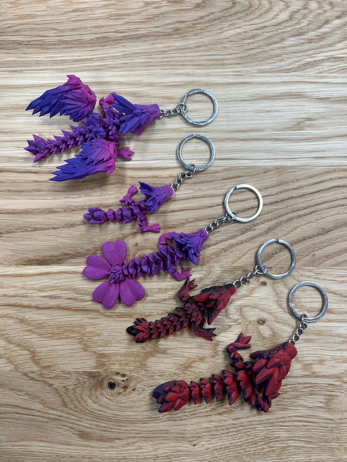 3D Printed Dragon Keychain