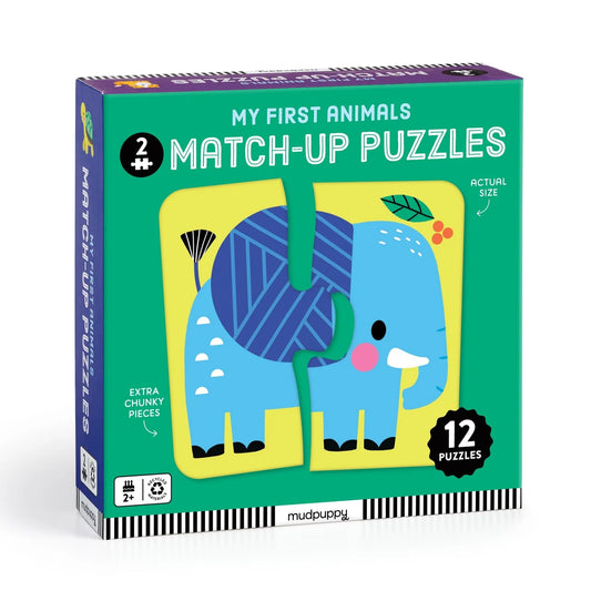My First Animals 2 Piece Match-Up Puzzles