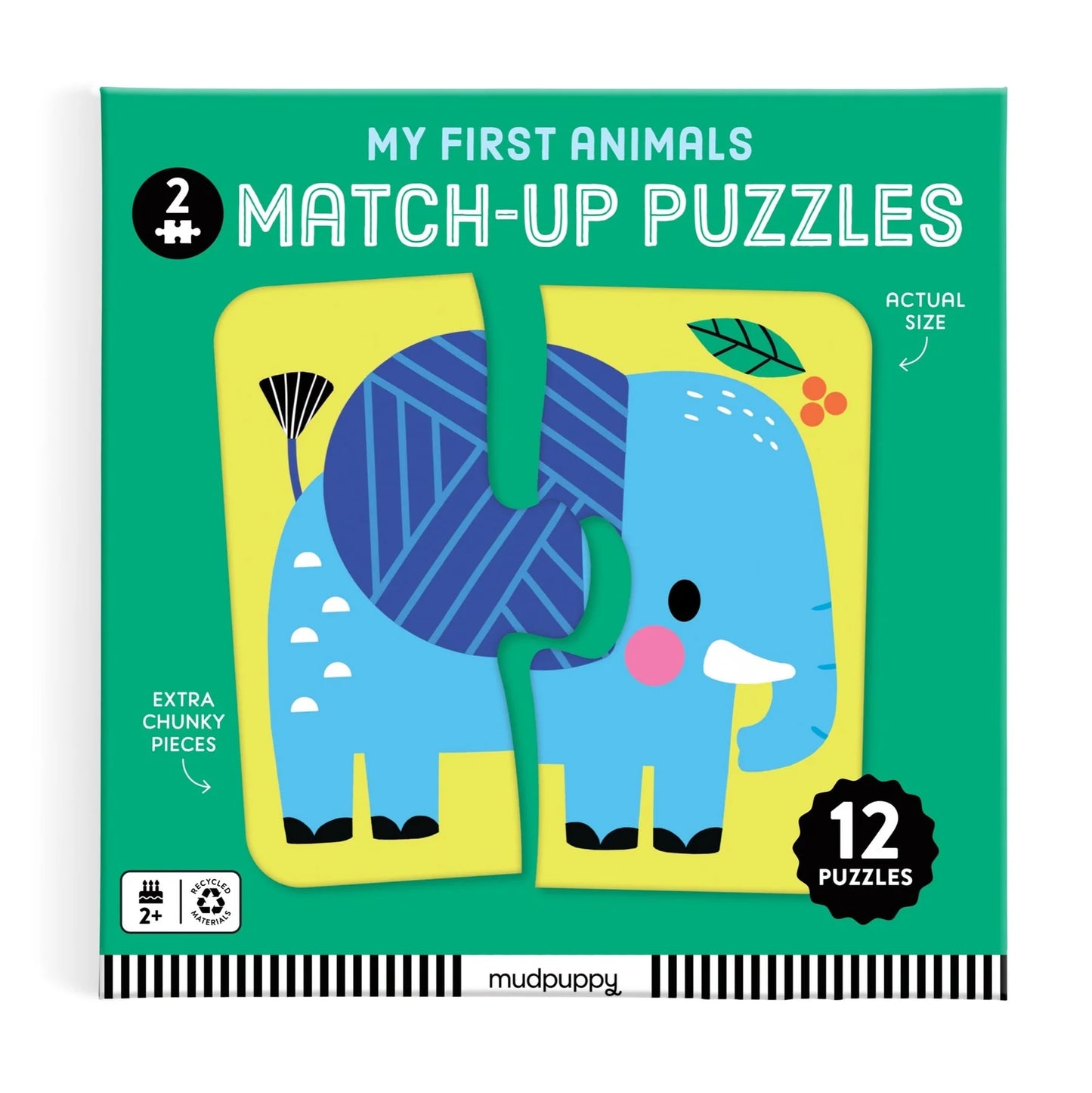 My First Animals 2 Piece Match-Up Puzzles