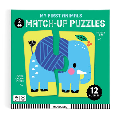 My First Animals 2 Piece Match-Up Puzzles