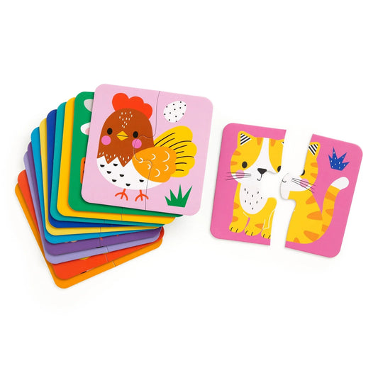 My First Animals 2 Piece Match-Up Puzzles