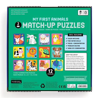 My First Animals 2 Piece Match-Up Puzzles