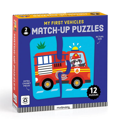 My First Vehicles 2 Piece Match-Up Puzzles