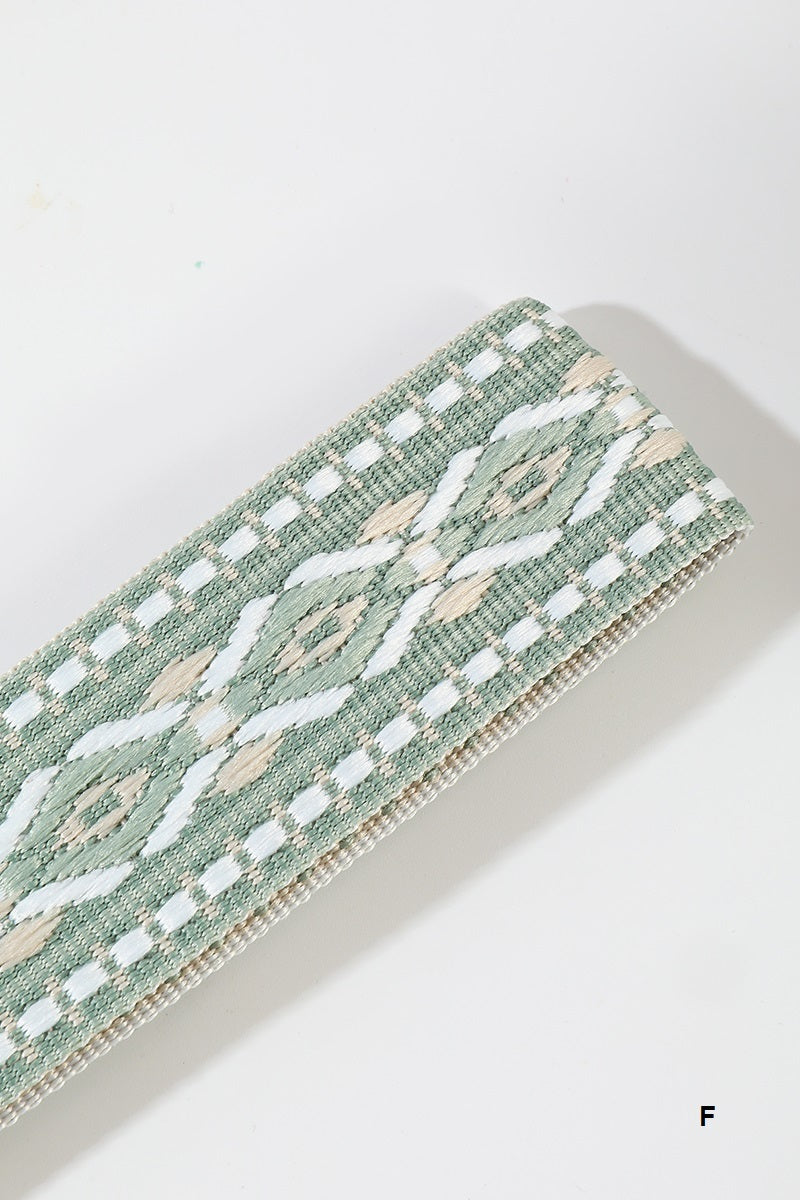 Jacquard Weave Wristlet Keychain