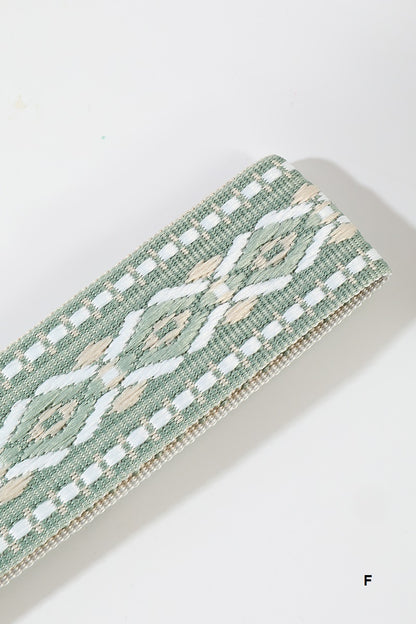 Jacquard Weave Wristlet Keychain