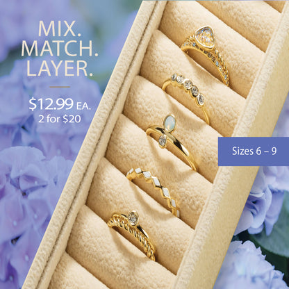 Gold Stacking Ring